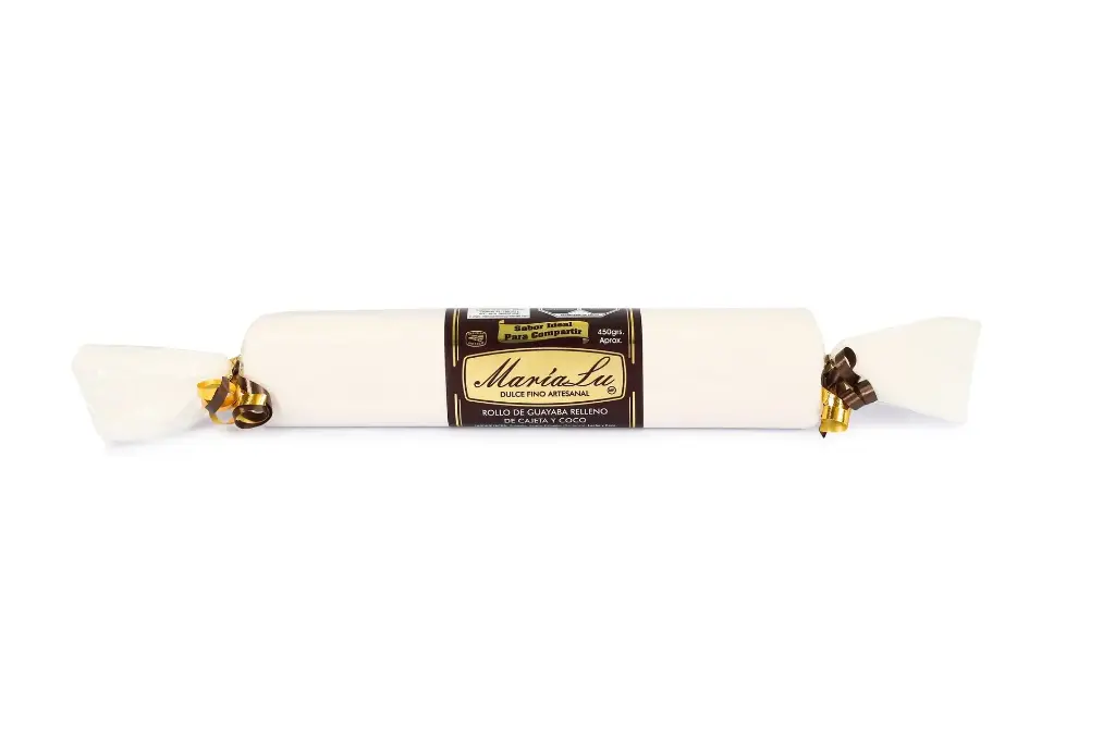 15 rollos de guayaba rellenos de cajeta y coco 450g.