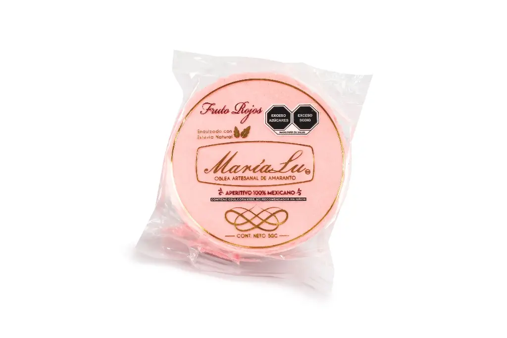50 paquetes de Obleas frutos rojos
